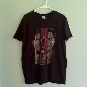 Large black Twin Peaks Agent Cooper t-shirt